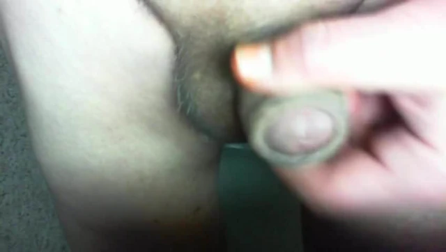 70 yrold Grandpa #231 uncut cum close solo wank mature penis