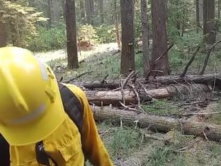 Gerçek orman yangını işçisi