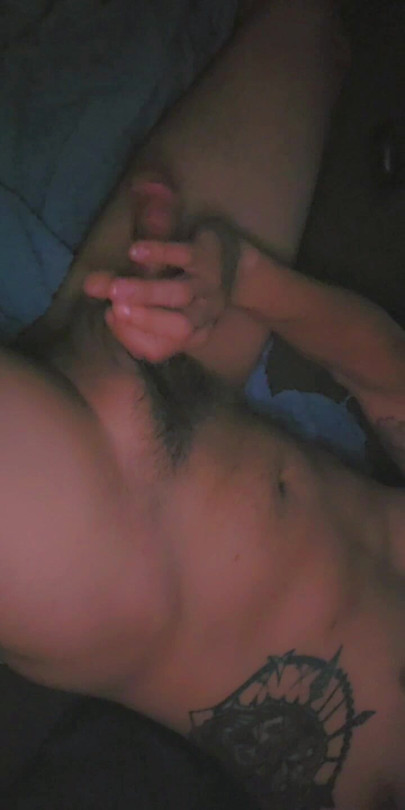 Hung Latin King Showing off