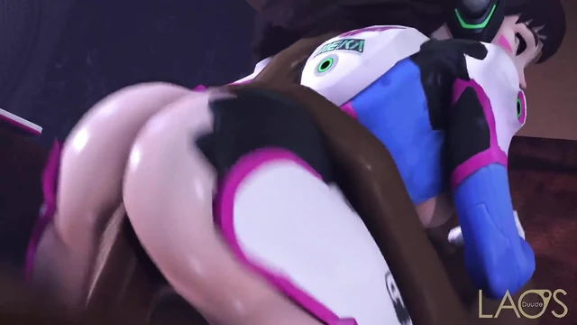 Overwatch D.va Cowgirl Riding Huge Dark Boner 2