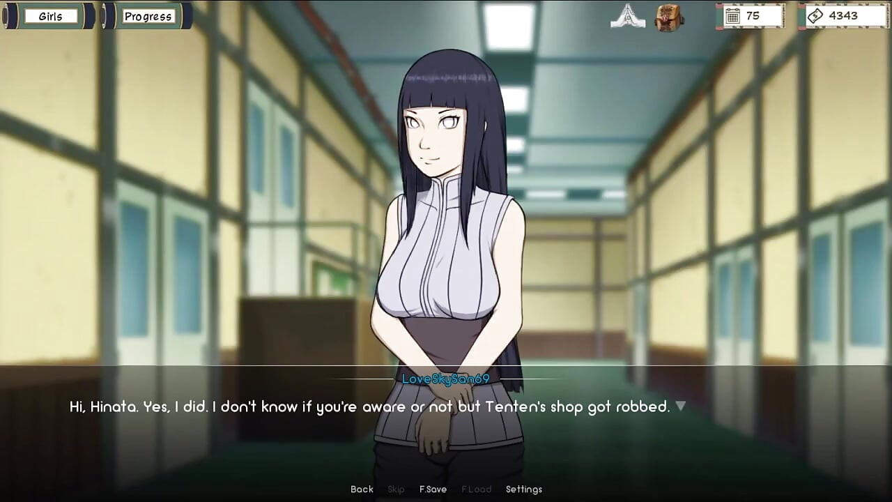 NARUTO-くノ一トレーナー v0.13 パート28 Sex with Hinata by Loveskysan69