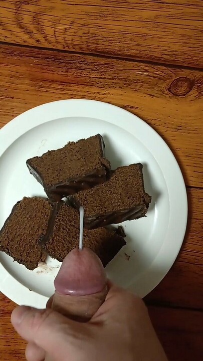 Bolo de chocolate com porra