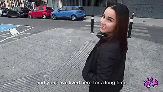 Latina Model Fucks a Tourist in Madrid! - Abella Olsen