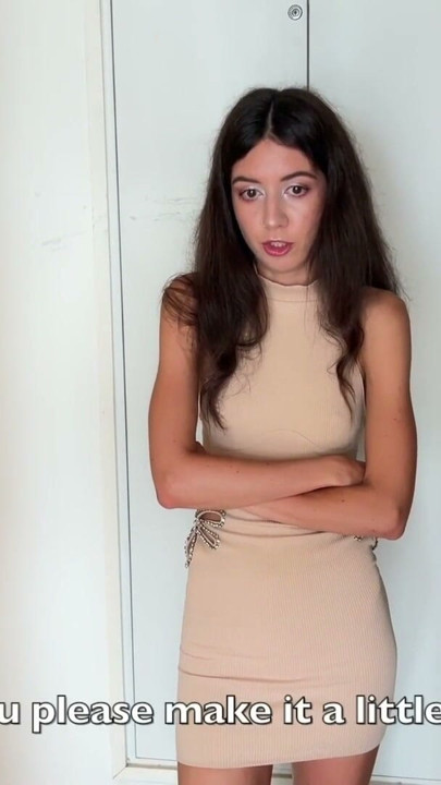 Girl complains about her neighbor that he fucks too loudly and ends up getting fucked by him | Clip 1