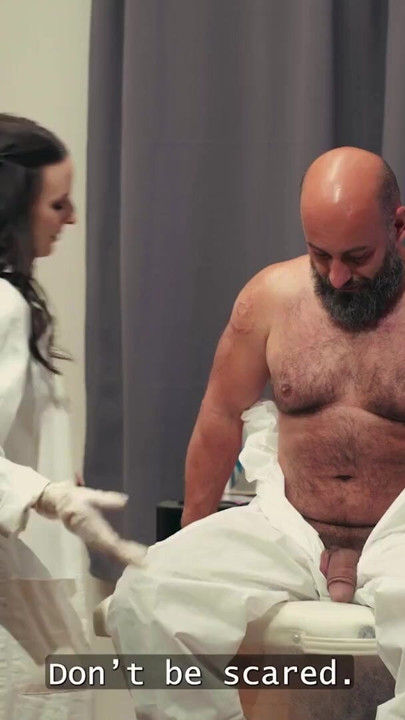 DADDY4K. Brunette nurse cheating in doctor's office with daddy | Clip 1