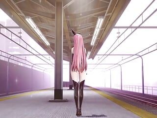MMD R - 18アニメの女の子セクシーなダンスクリップ124