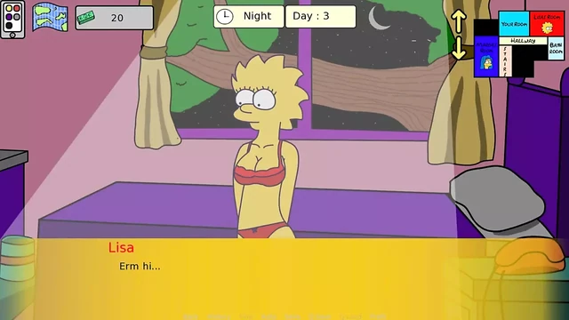The Simpson Simpvill Part 3 Sexy Lisa Underwear by Loveskysanx