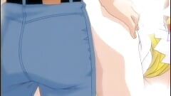 Seksowna pokojówka anime rucha twardego penisa