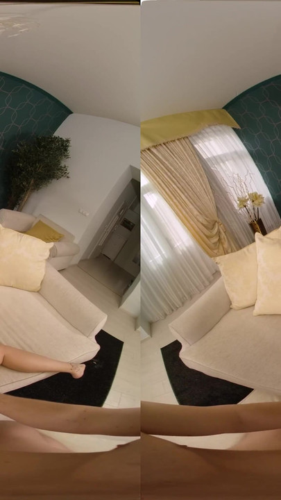 Minnesvärt ögonblick från "Hon vill knulla efter svettigt träningspass - Virtual Real Porn"