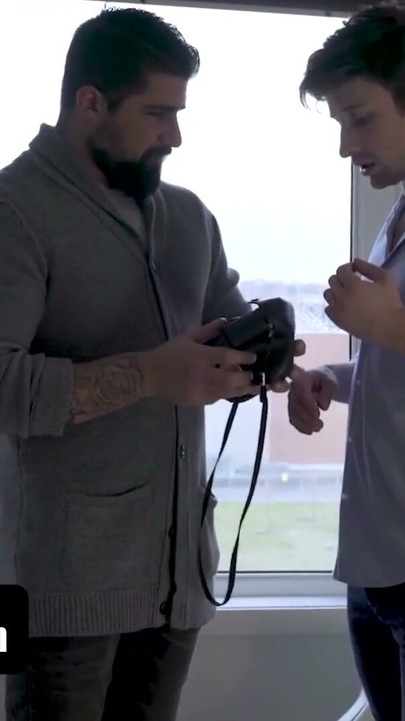 DadCreep - Fit And Sexy Twink Stepson Poses For His Big Hairy Stepdaddy For A Lustful Photoshoot | Clip 1