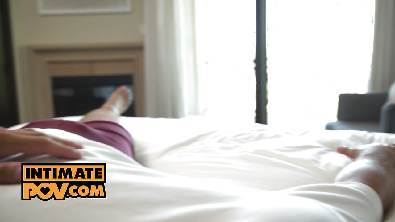 Balcony Tease to Bedroom Please with Melody Marks
