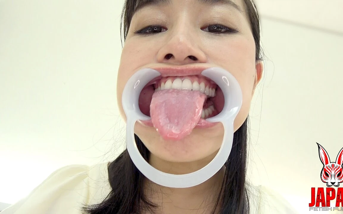 Tomoka Akari’s Tongue Glistens - Wet, Curled, and Dripping Spit Onto the Dildo. She Won’t Stop Stroking