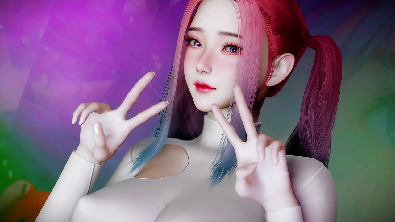 Penari telanjang Asia comel 3D berbogel dengan buah dada sempurnanya dikongkek pepek basahnya dengan begitu keras