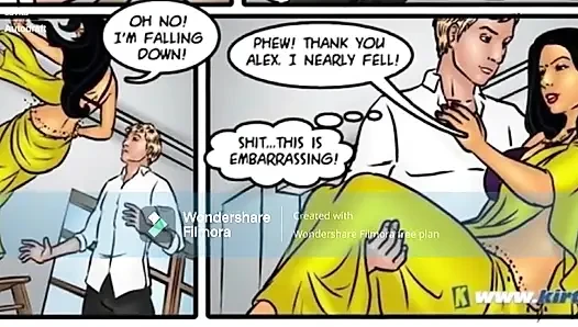 Savita bhabhi aur annie ki gaand faad chudai.