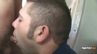 Frat brod cock sucking