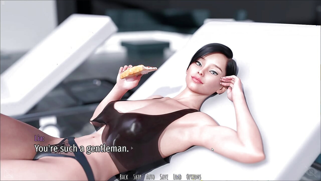 Stepsister Seduce Her Stepbro While Eating Pizza Near Pool Showing Her Boobs And Pussy