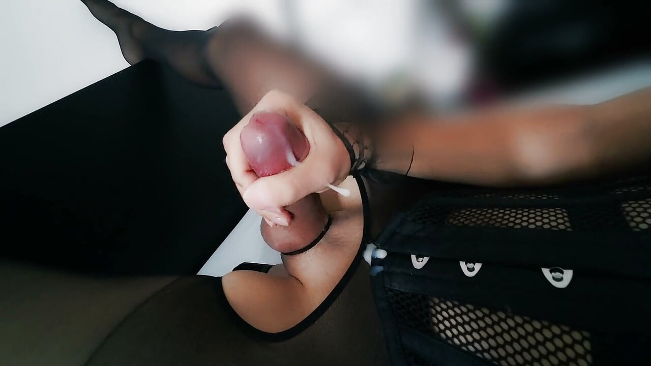 hand free cumshot with toy in my ass :D