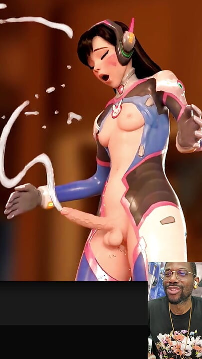 Ashley лижет большой черный член трансгендера