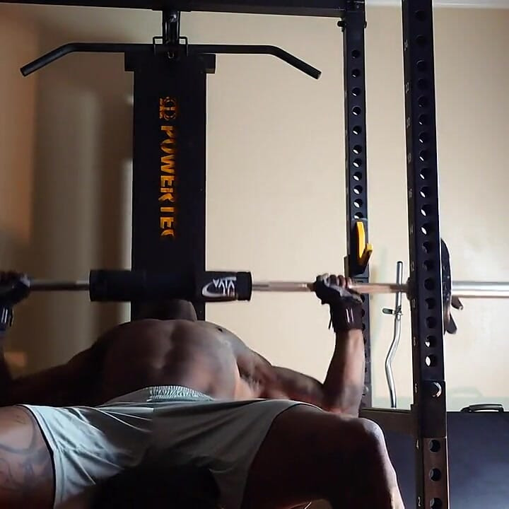 Push Day workout Jeremiah McPherson aka Hallelujah Johnson - Part 1