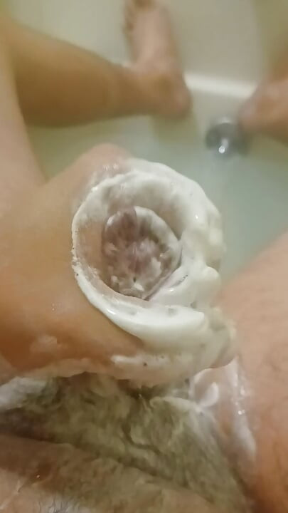 Who wants to wash my cock and foreskin