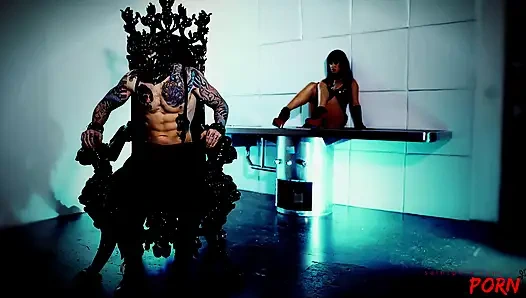 Amica Bentley Straddles a Cock with Her Wet and Hairy Pussy