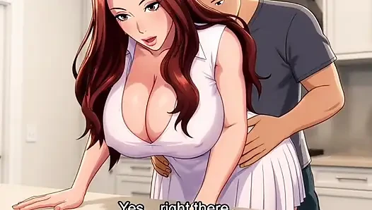 Big tits stepmom teaching her stepson the pleasures of intimate touch