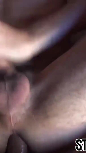Thrilling moment from "Straight tattooed teen gets dripping wet facial after sex"