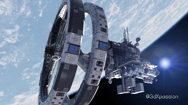 Nexus 3 Orbit Meta. 3D Animation Fuck on a Space Station with Sexy Blonde