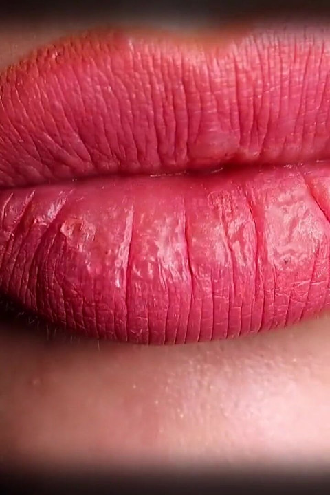 Cum with me everyday during 1 month! Day 7 - lip tease & worship