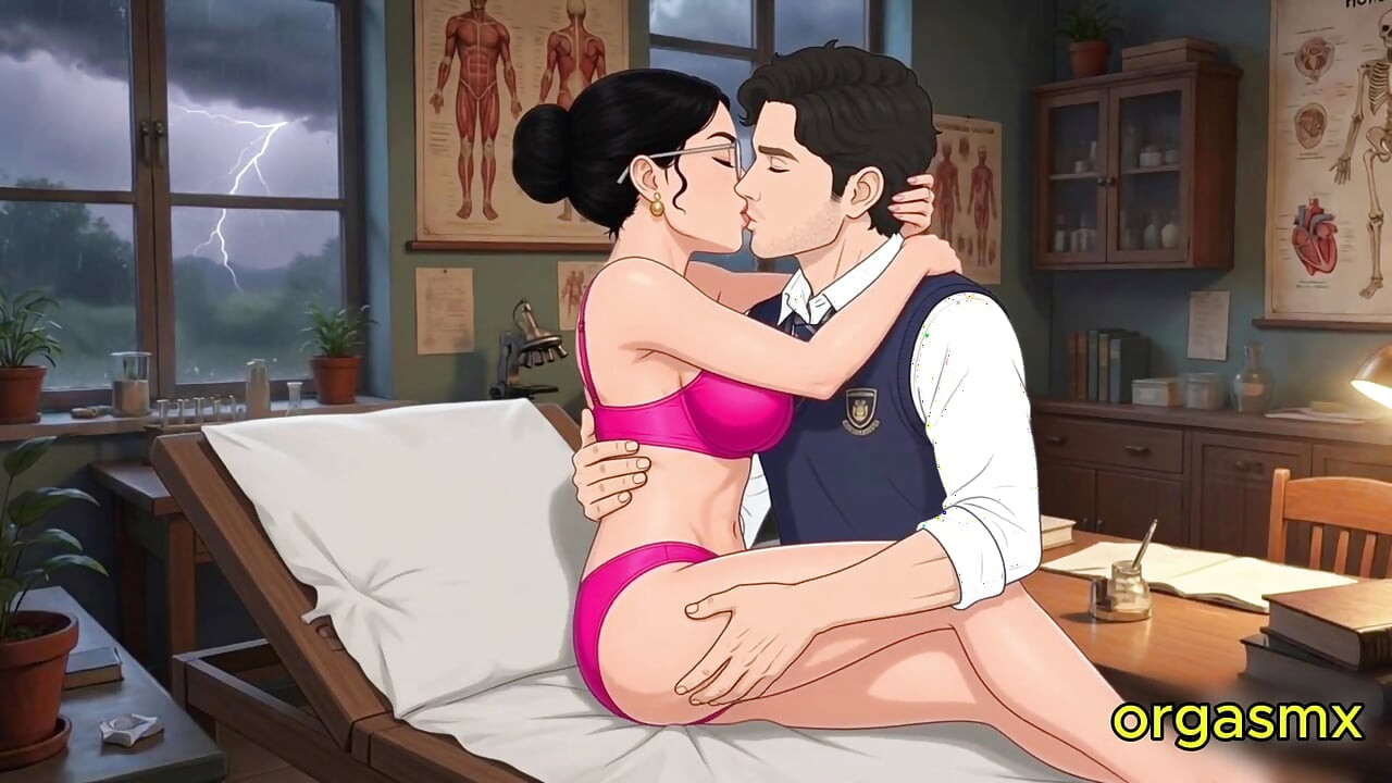 Desi Bhabi Dojrzały wykładowca college'u Romantyczny Monsoon Rain Passion - Nowe wideo