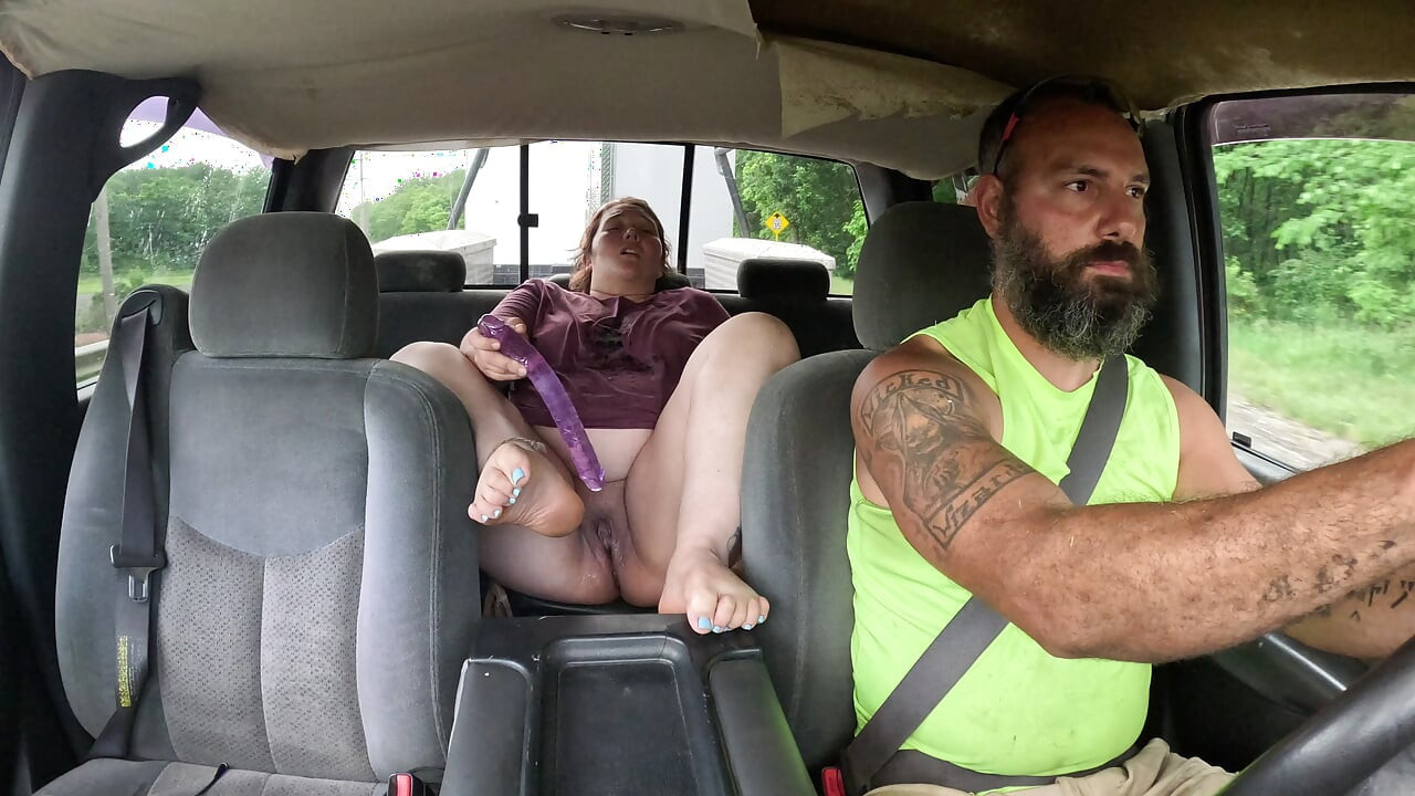 masterbating while stepbrother drives i cum so hard