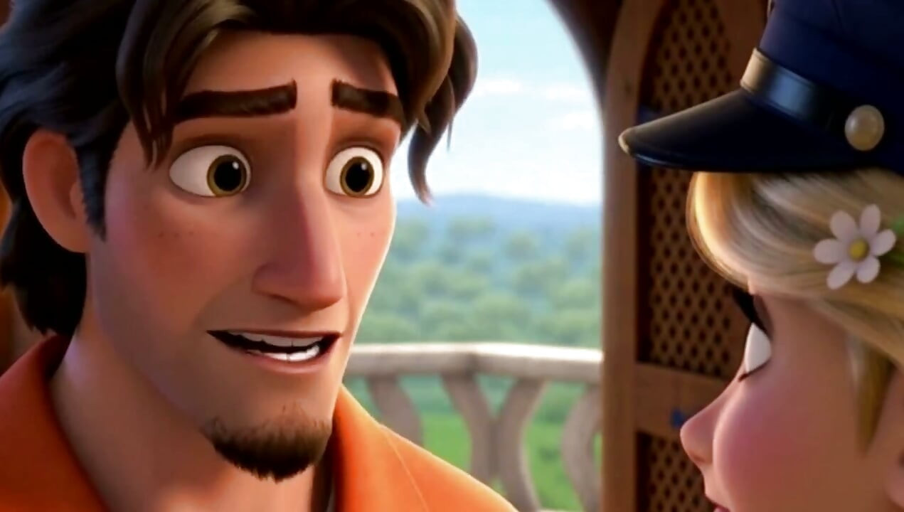La primera vez de Rapunzel con Flynn Rider en HD