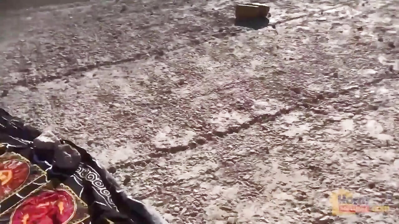 Sweet Young Pussy in the Open Desert