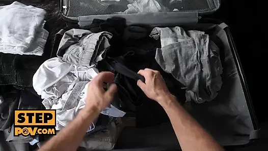 POV - Hot Blonde Stepsister Alexa Flexy Drains Your Dick