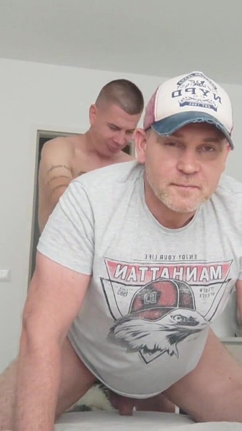Memorable moment from "Gay Friend with Huge big dick fucked me again - Bareback creampie. Dexterxxl"