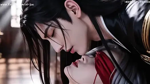 Dritte Episode der "Weißhaarigen Schönheit"-Serie ist da! Absolut, dich dazu zu bringen, die kontrolle zu verlieren, extrem, KI-generiert zu werden