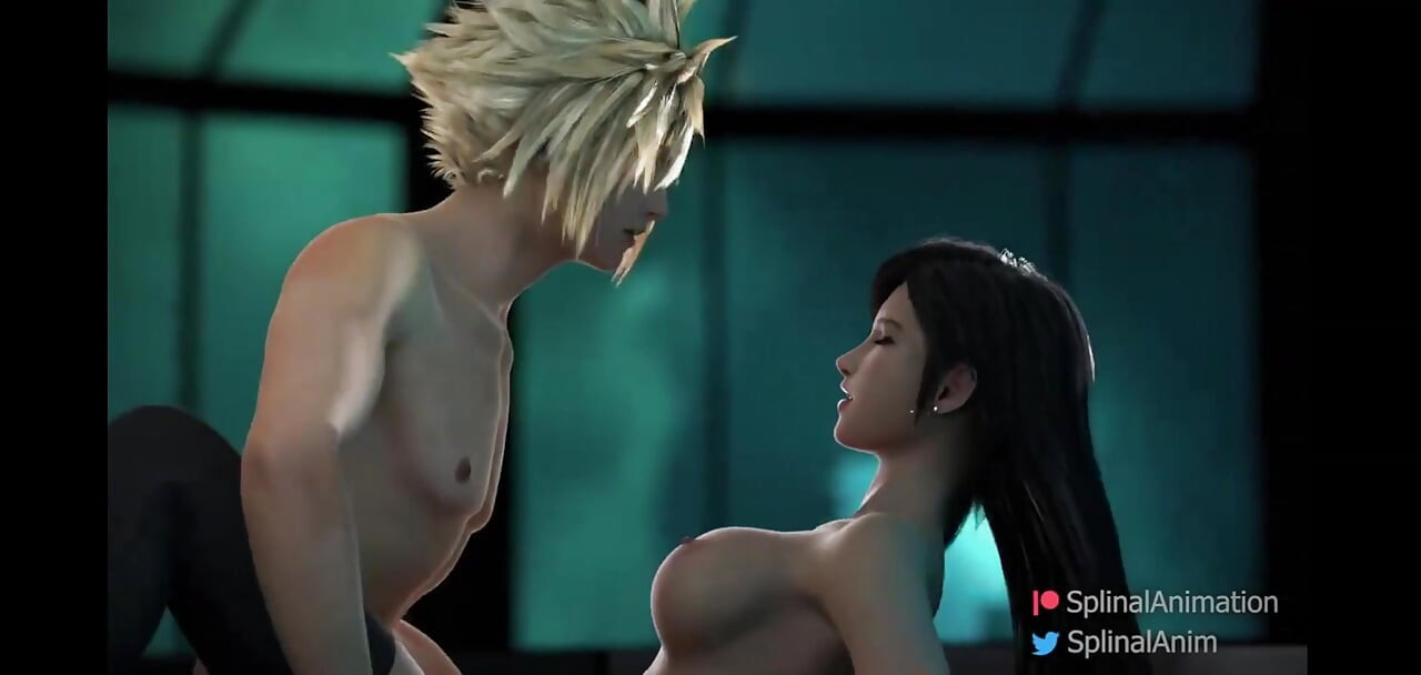3D Hentai necenzurovaná kolekce Tifa Lockhart Final Fantasy SFM