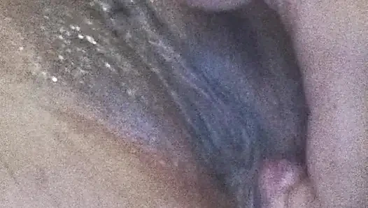 Two pussy the other one is very small right above my ass hole