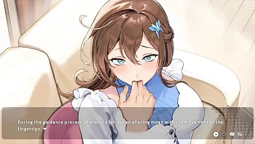 Хентай игра - соблазнительная замужняя женщина получает частные уроки вокала - V-Lover