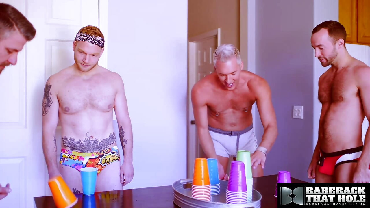 BAREBACKTHATHOLE Silver Steele Barebacks Alex Hawk After Sex Party