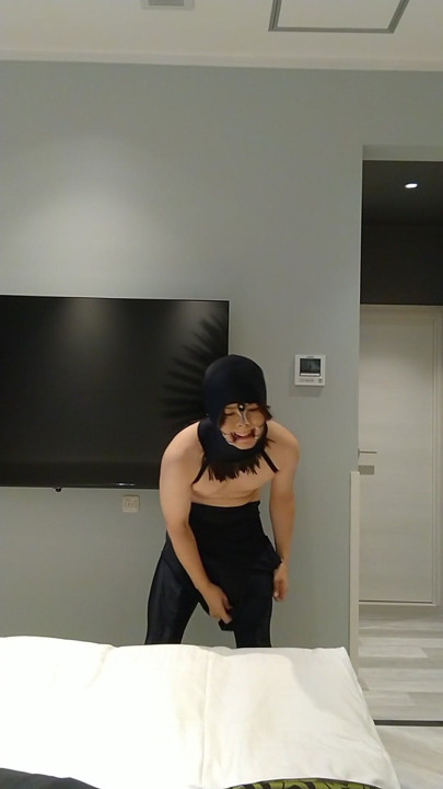 Japanese masturbate crossdresses zentai | Clip 1