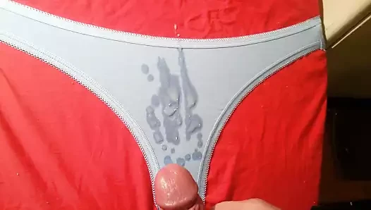 Cum üzerinde karısı külot 06