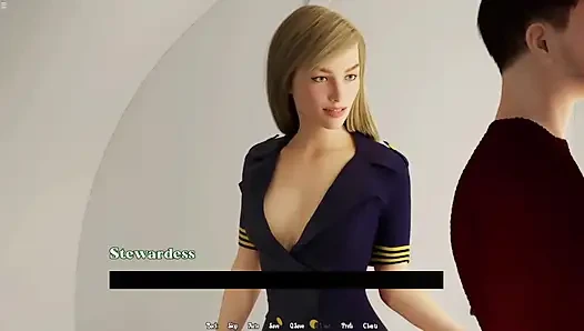 Alex Fucking Sexy Air Hostess Girl Pussy In Plane