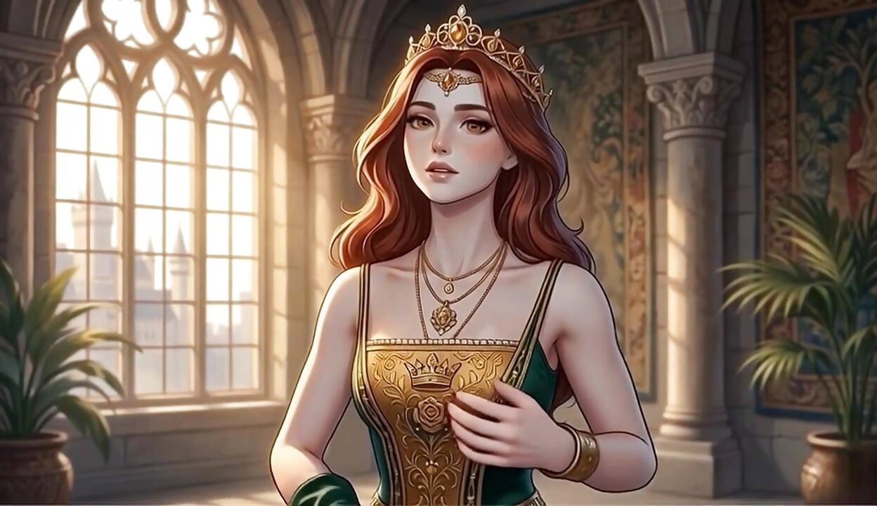Une princesse AI sexy vous laisse la baiser dans son palais