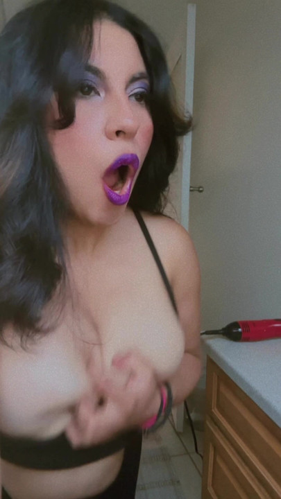 Playing with my boobs