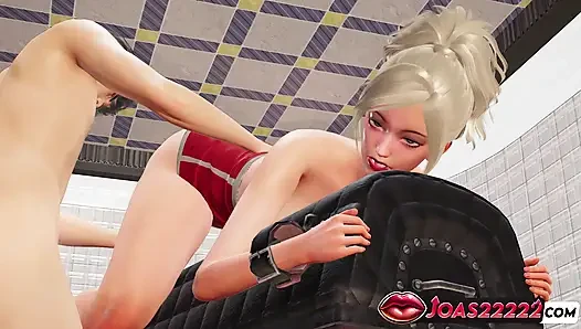 Alisha thong pearls hentai 3d - masturbasi ciuman, dobel penetrasi pakai vibrator, fingering muncrat di animasi tanpa sensor