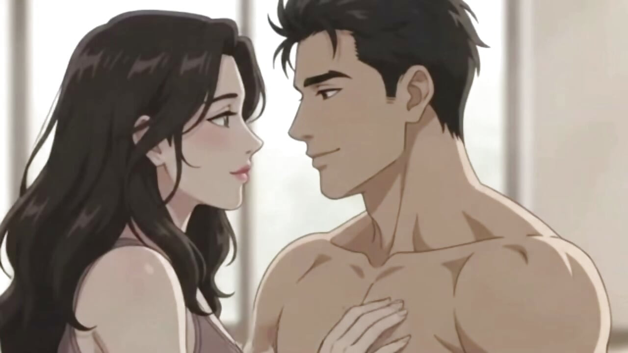 Cheating wife secret affair with yoga instructor when husband out