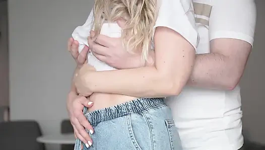 Long shaking orgasm from nipple play