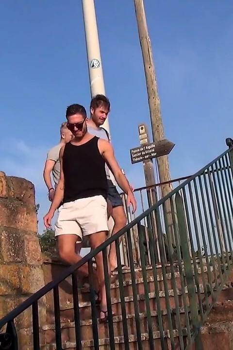 3 sublime guys for a hot fuck at the beach