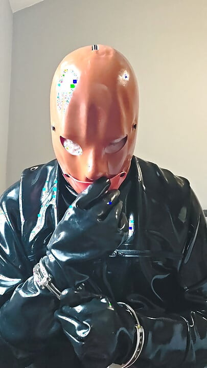 Dressing In Rubber To Swallow 6 Laods of Cum